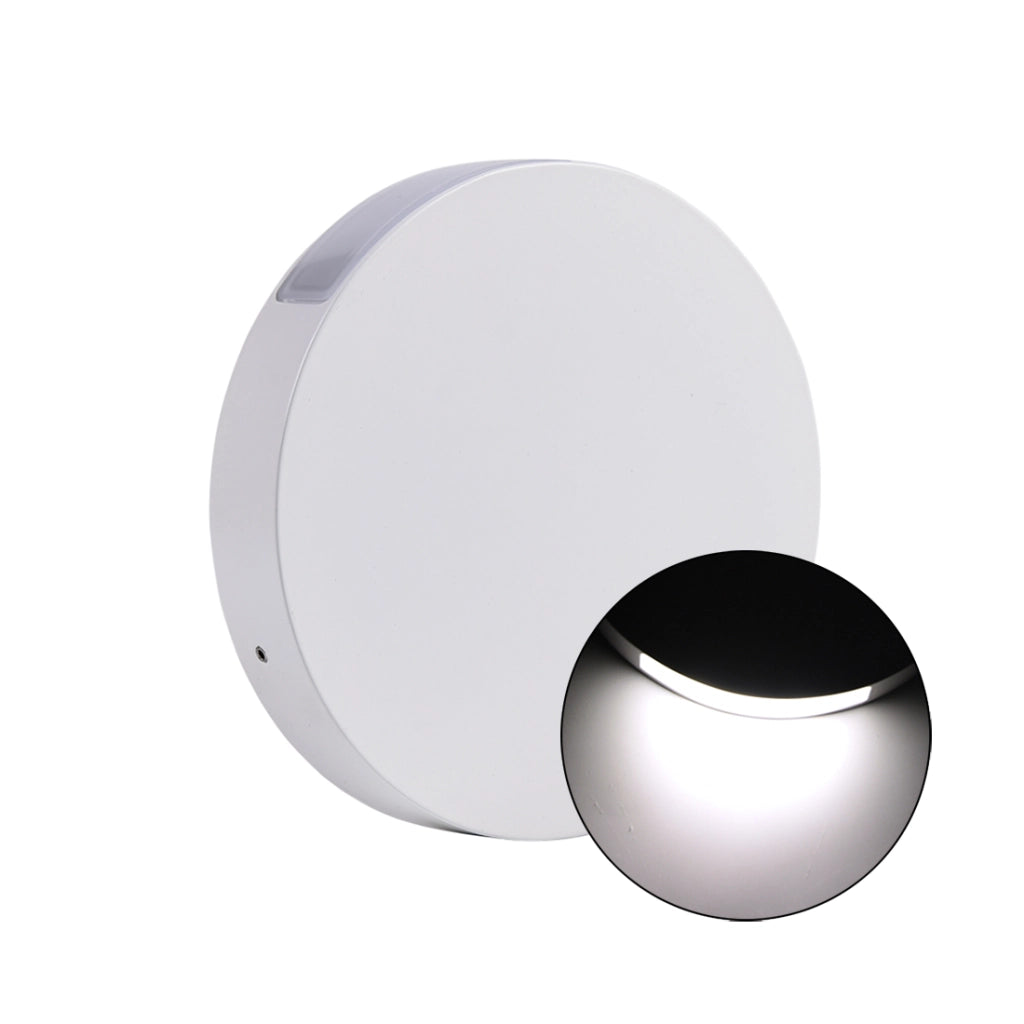 APPLIQUE LED 6W SLIM TONDA BI-EMISSIONE A LUCE NATURALE 4000K° - DESIGN MODERNO IDEALE PER AMBIENTI VERSATILI