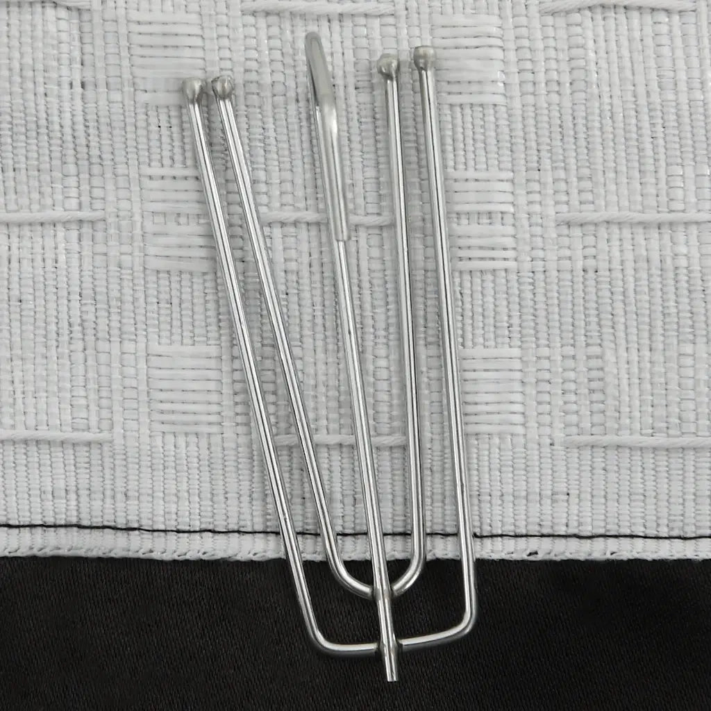 Tende Oscuranti con Ganci Effetto Lino Nereu 290x245 cm