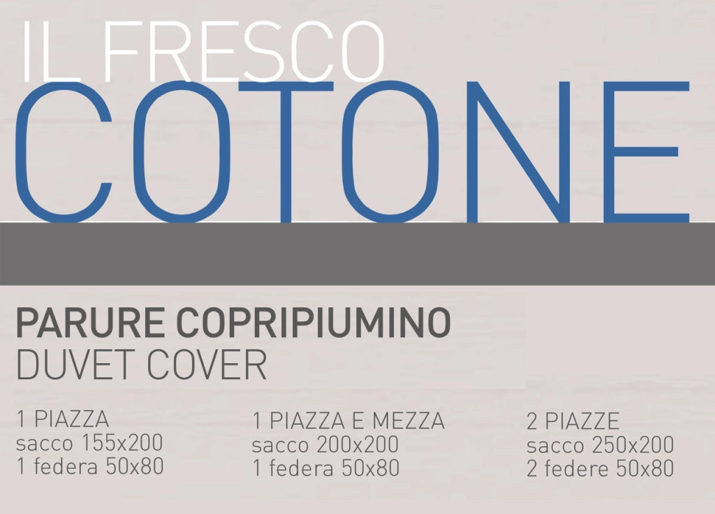 Sacco Copripiumino In Morbida Flanella 100% Cotone Dis.Scotland - Piazza E Mezza - Azzurro