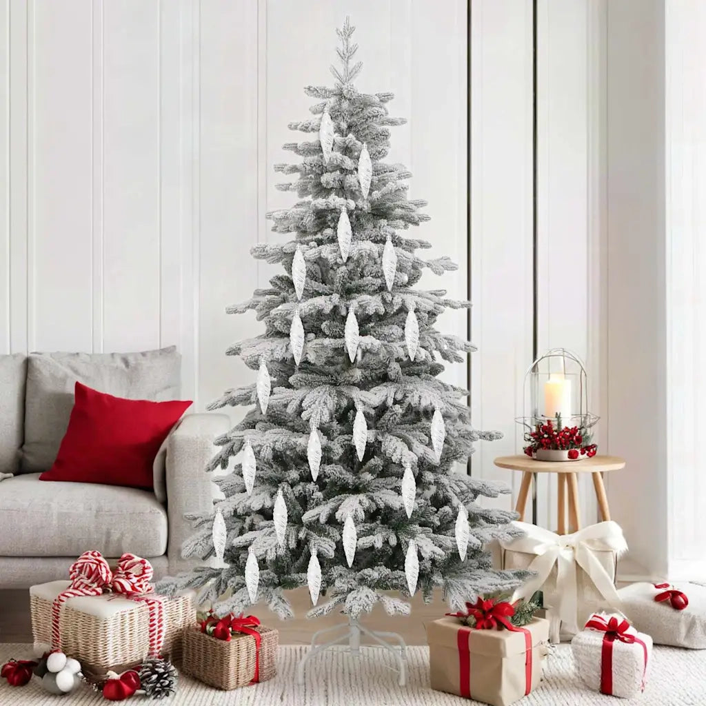 Palla a spirale di Natale 40 pz Argento Plastica CFW2901774