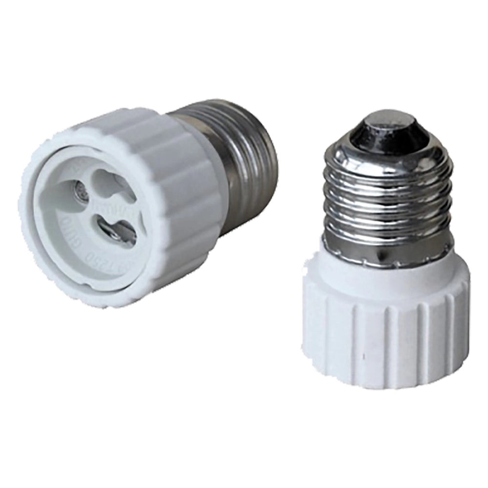10pz adattatore portalampada da spina e27 a presa gu10 cod:ferx.8091970nlm