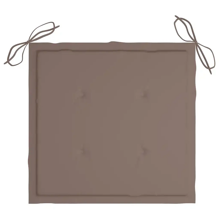 Sedie da Giardino con Cuscini 8 pz in Legno Massello di Teak cod mxl 8687