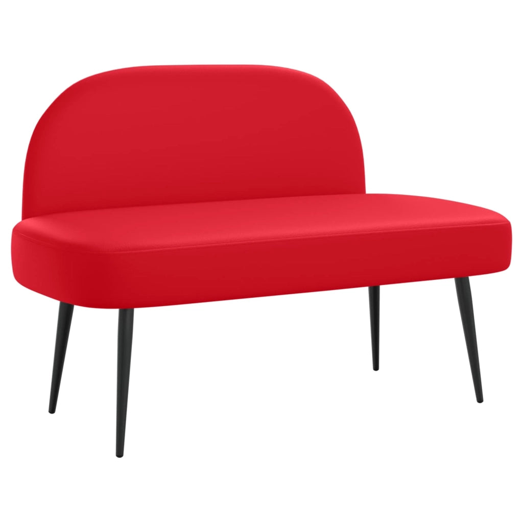 Panchina imbottita con schienale Rosso 110 x 60 x 76 cm 42040803