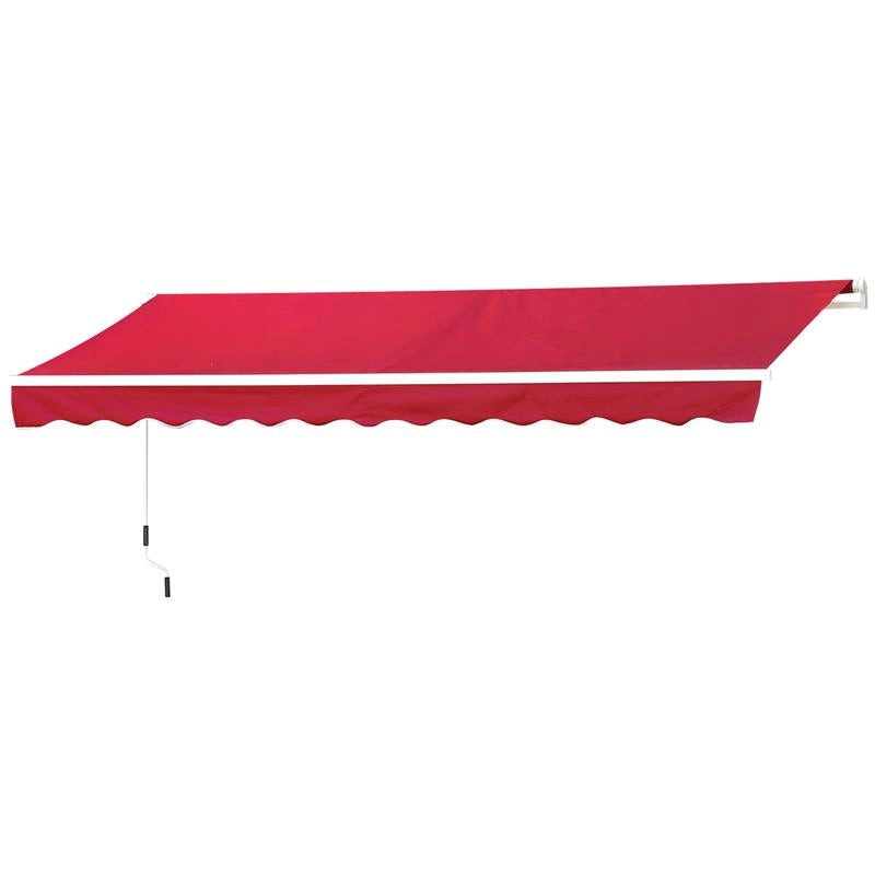 TENDA DA SOLE PER ESTERNO AVVOLGIBILE 300 X 250 CM COLORE ROSSO