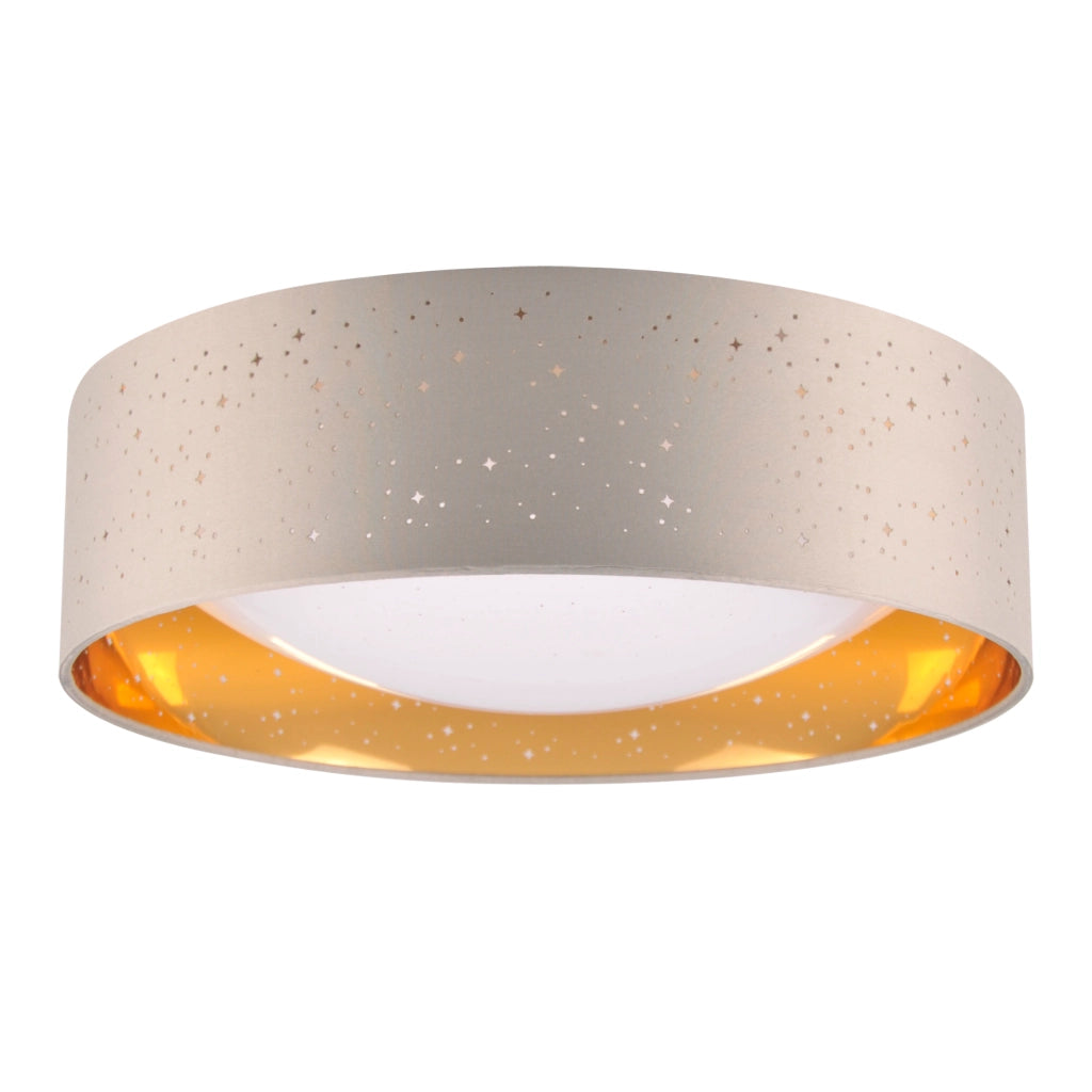 Plafoniera LED Polux Tuluza 24W 4000K Ø40 taupe oro