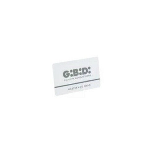 MASTER CARD PER AGGIUNGERE UTENTI PER DCD200 GIBIDI AU03072 AUTOMAZIONE GARANZIA