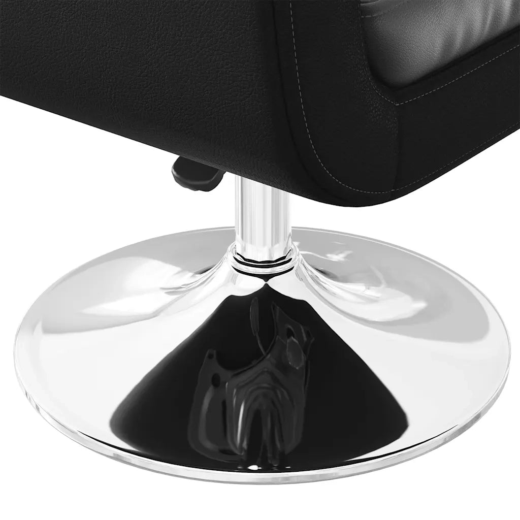 Sedie da Bar 2 pz in Pelle Artificiale Nera 160440