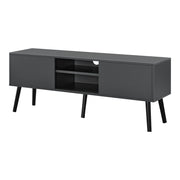 Mobile porta TV di design supporto TV da 120 cm grigio scuro/nero 03_0005864