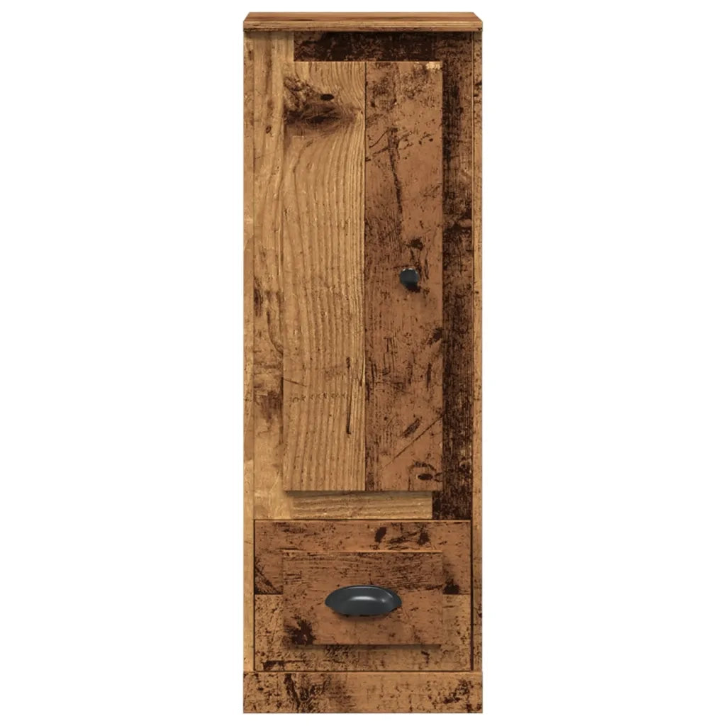 Credenza Legno Antico 36x35,5x103,5 cm in Legno Multistrato