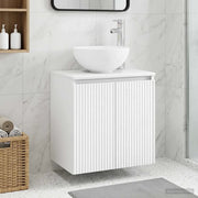 Mobile Lavabo da Parete Bianco 49,5 x 35 x 63 cm