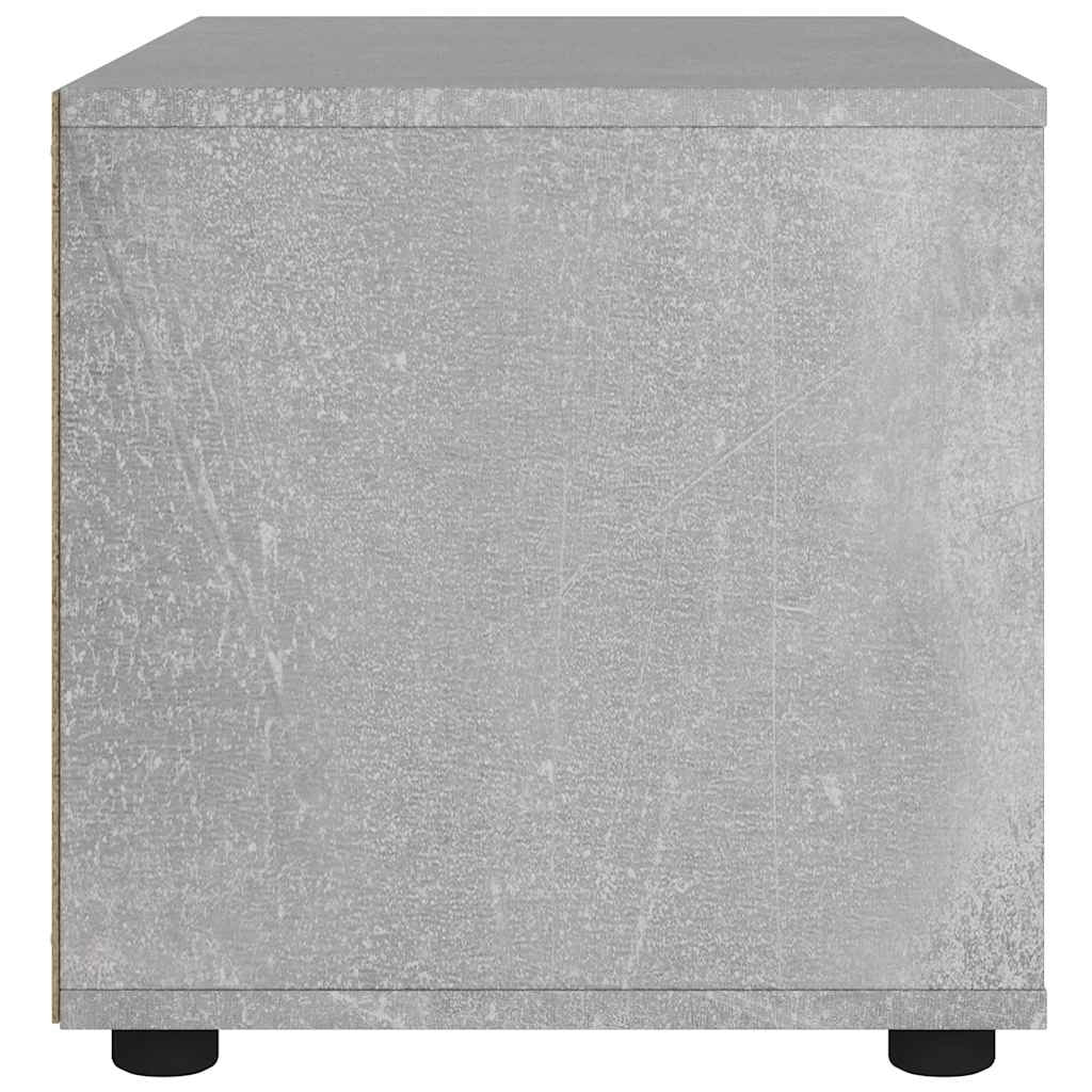 Mobile TV a parete con ampio spazio di archiviazione 100 x 40 x 38 cm stile moderno legno ingegnerizzato grigio cemento 02_0058335