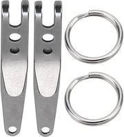 Clip per chiave da appendere - 2 pezzi - Applicazioni multifunzionali in acciaio inossidabile - per chiavi e strumenti - accessori da cucina pratici - presa solida per un...