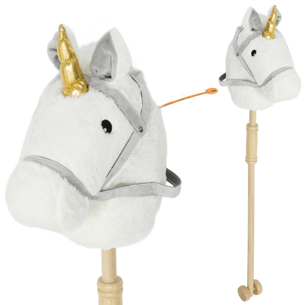 Cavallo a Dondolo Unicorno ¨C zephmum ¨C Bianco 95 cm