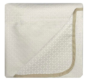 Copridivano in Poliestere con Penisola Sinistra Seduta 290 cm Panna