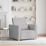 Divano letto estraibile singolo con ruote Grigio nuvola Tessuto 42002694