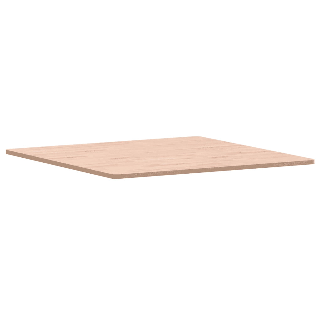 Piano per Tavolo 80x80x1,5 cm Quadrato Legno Massello di Faggiocod mxl 83390