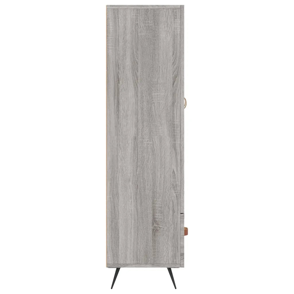 Credenza-Buffet-Armadio da cucina Grigio Sonoma 69,5x31x115 cm in Legno Multistrato 575554