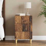 Comodino Legno antico 43 x 39,5 x 66,5 cm Legno ingegnerizzato 895023