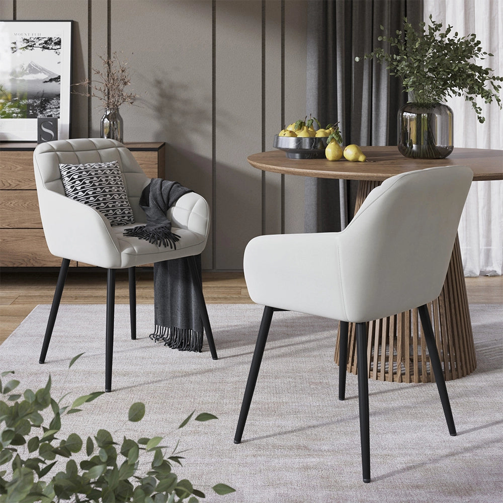 Vicco sedie Beige 53.5 x 55.5 cm Set di 2