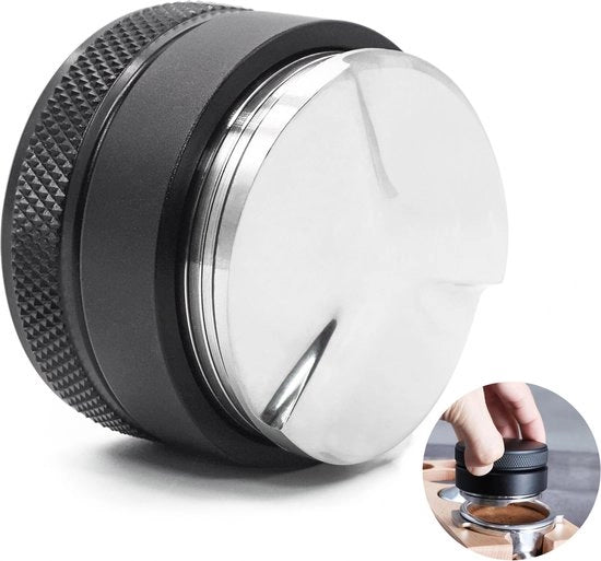 Distributore di Caffè - 53mm - Distributore Espresso - Macchina per Espresso - Tamponatore di Caffè - Stampano di Caffè - Accessori per Barista