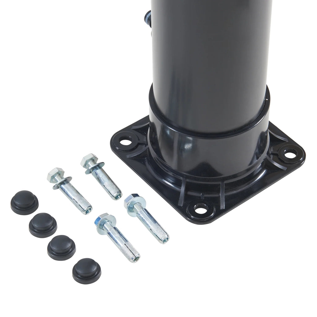 Doccia solare da giardino 216 cm 18 litri nera 03_0009354