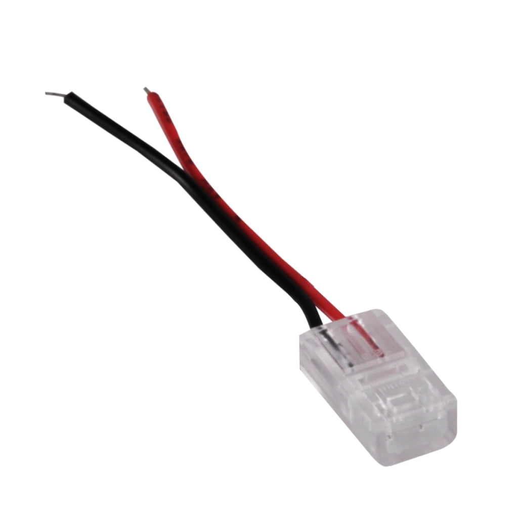 Connettore alimentazione striscia LED COB 8mm 2pin 12-24V Polux