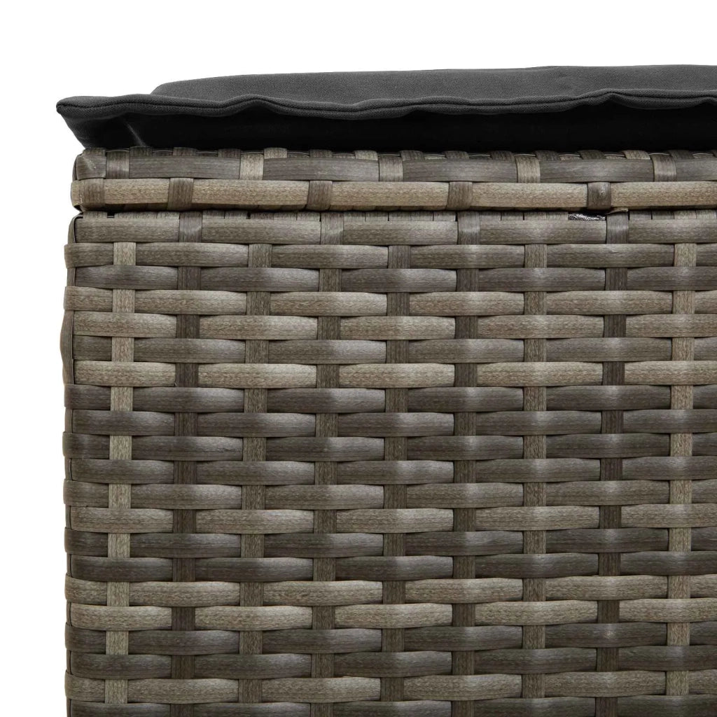 Poggiapiedi da Giardino 2 Pezzo Grigio e Grigio Scuro CFW7142272