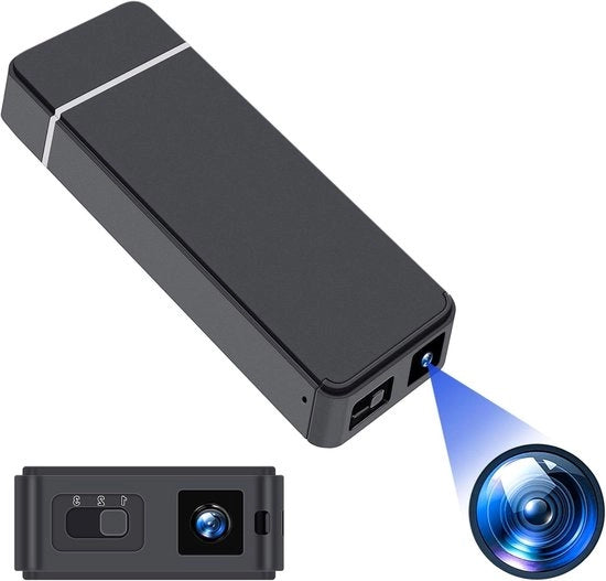 Dispositivo di memoria USB da 64 GB con telecamera nascosta 1080P con rilevamento movimento - registratore di video per uso domestico, ufficio e sicurezza.