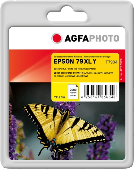 ORIGINAL Agfa Photo Cartuccia d'inchiostro giallo APET790YD ~2000 Seiten