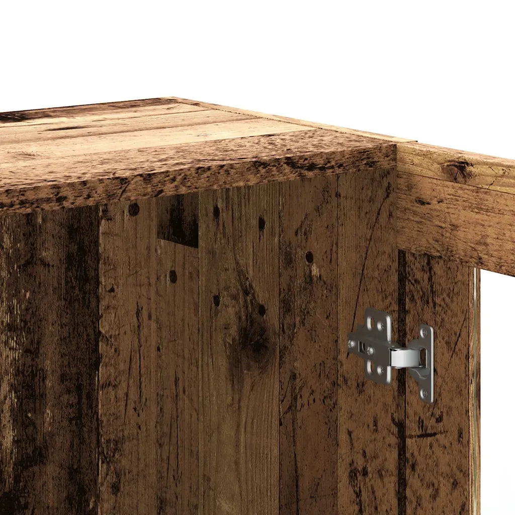 Libreria-Scaffale per Libri-Mobile di Stoccaggio Legno Antico 82,5x30,5x80 cm in Truciolato 772553