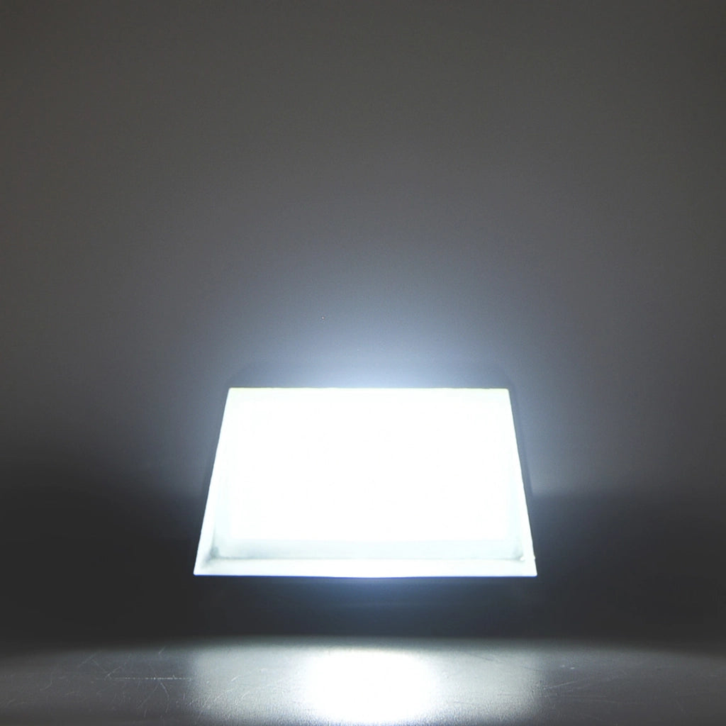 APPLIQUE LED DA PARETE BIEMISSIONE 6W IP65 PER ESTERNI - DESIGN MODERNO IN ALLUMINIO BIANCO CON DIFFUSORE OPACO IDEALE PER TERRAZZI PATII E PORTICATI