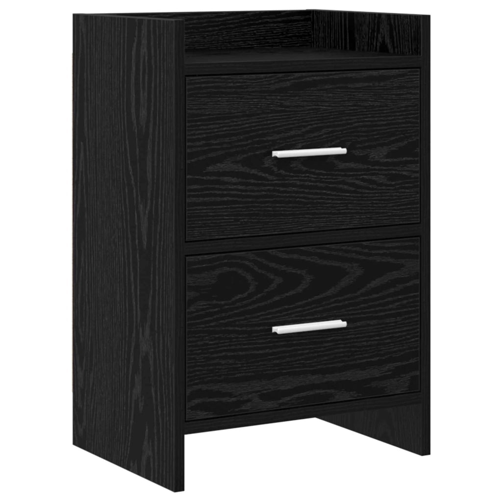 Comodini Rovere Nero 40 x 30 x 60 cm Legno ingegnerizzato 8010965