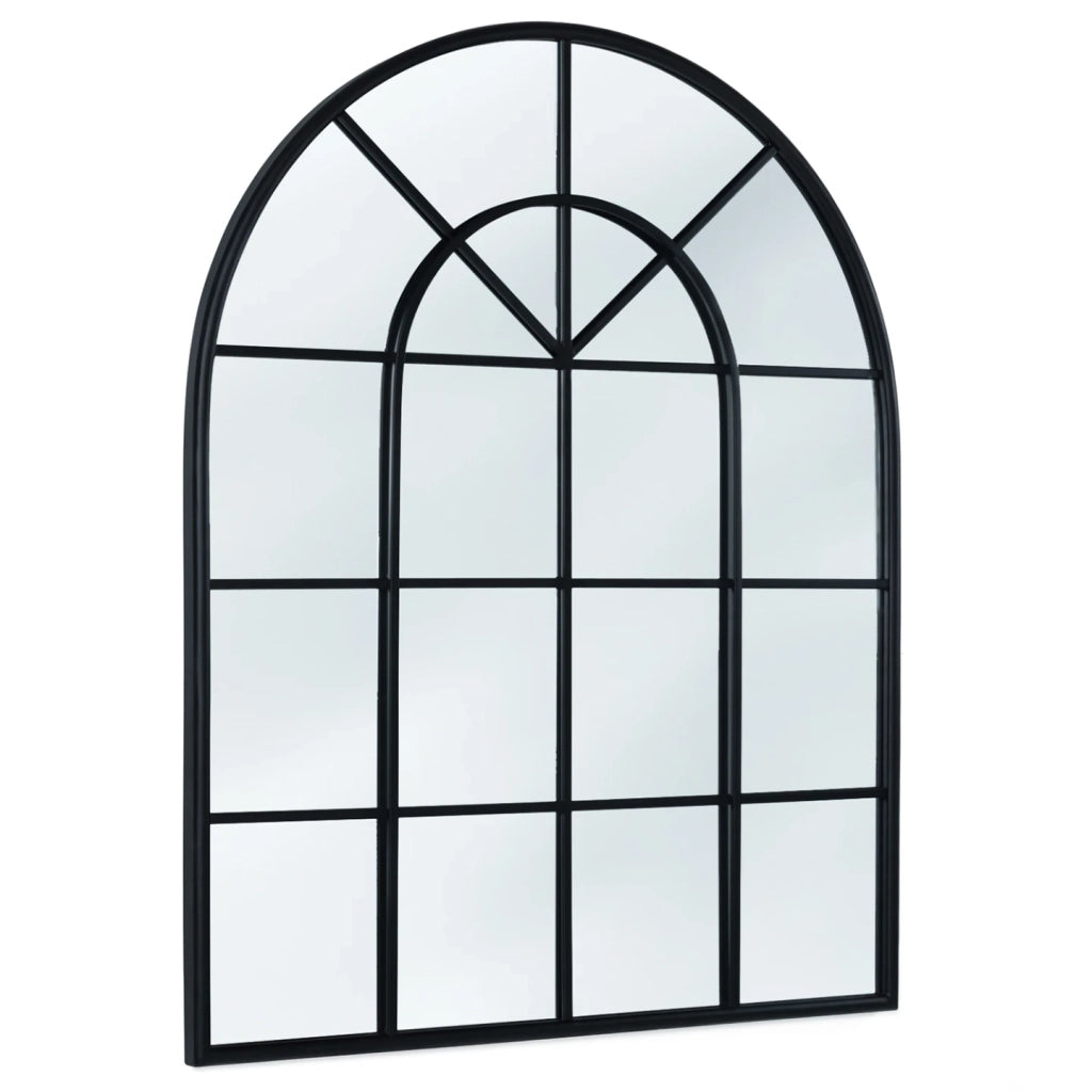 IDMarket - Specchio ad arco in vetro di design industriale 80x100 cm