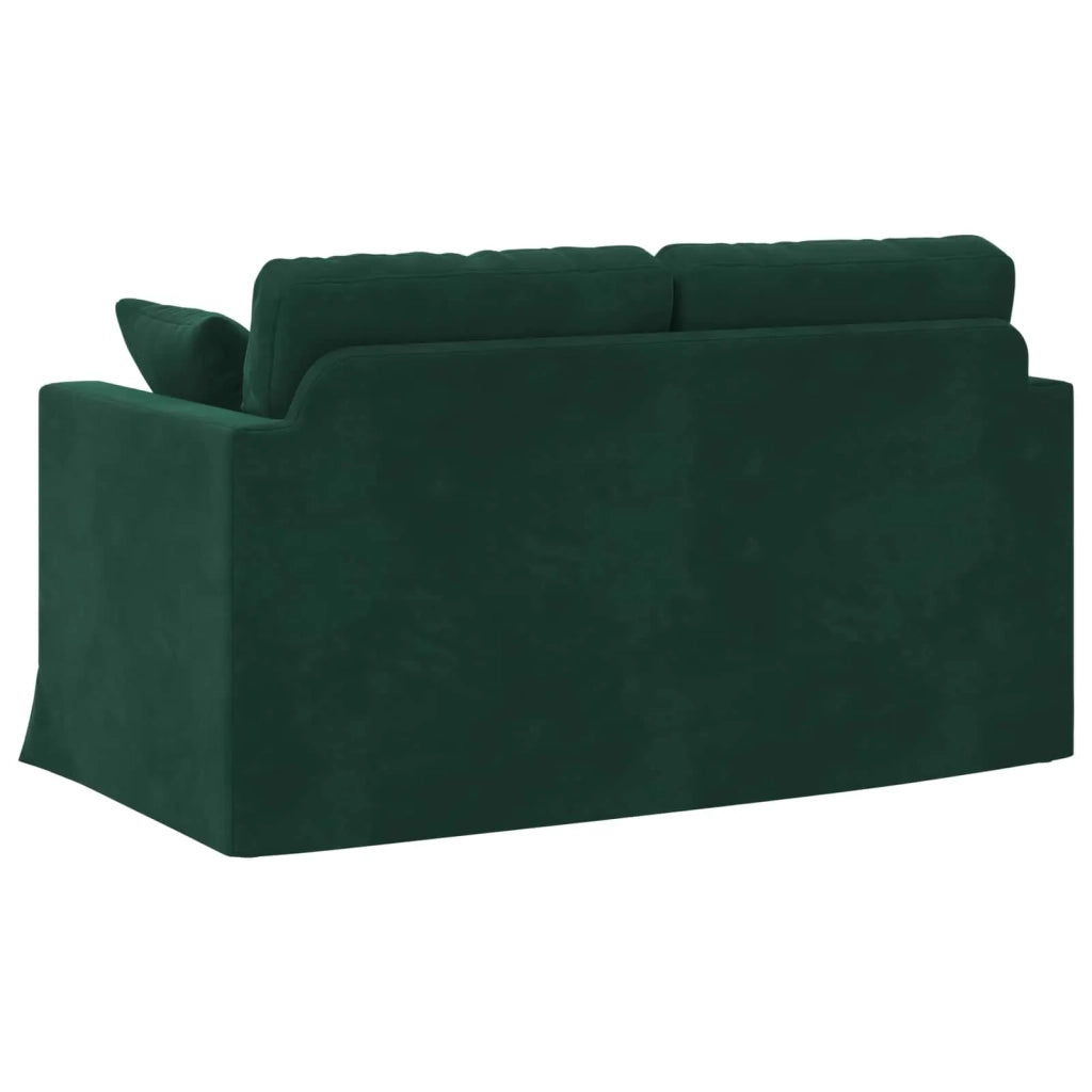 Divano Verde Scuro 138 x 78 x 80 cm Velluto 42024415