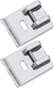 Accessori per macchina da cucire a piede universali da 2 pezzi - Accessori metallici - Facile da installare - Adatto per macchine da cucire domestiche - Dimensione dell'interfaccia 6mm
