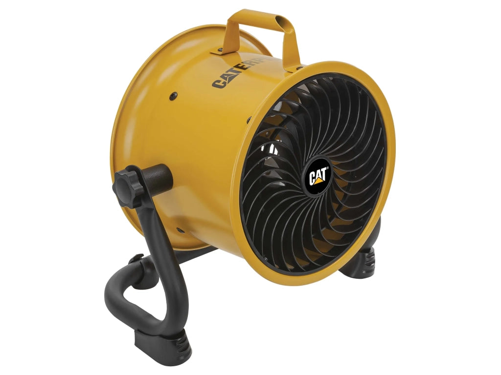 Caterpillar HVD-9AC Ventilatore a Pavimento Alta Velocità Ø23 cm, 60W, 4 Velocità, 27 m³/min, Pale in Alluminio, Orientabile, Montaggio a Parete, Compatto e Potente