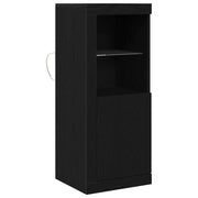 Credenza | Madia LED Nero 41 x 37 x 100 cm Legno multistrato