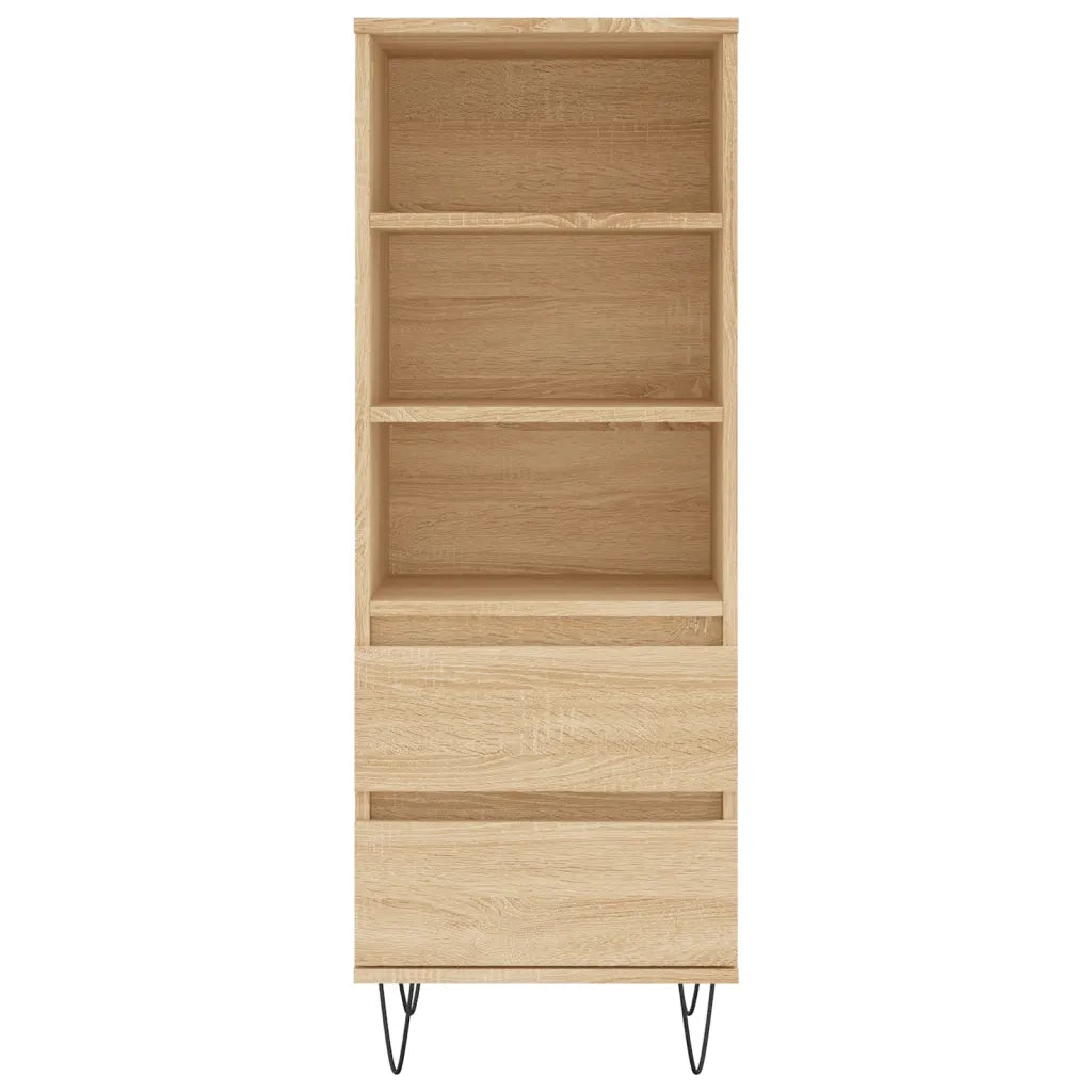 Credenza-Buffet-Armadio da cucina Rovere Sonoma 40x36x110 cm in Legno Multistrato 598252