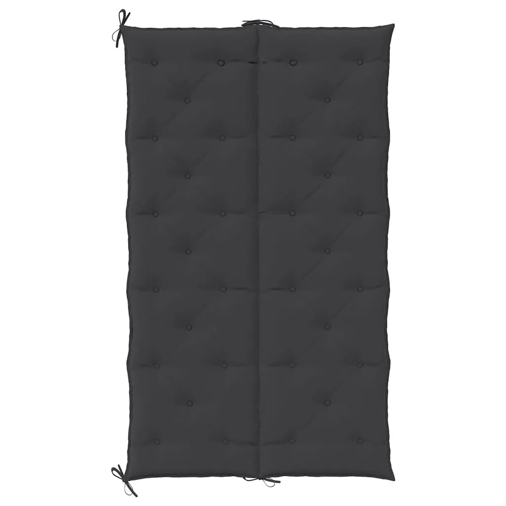 Cuscino per Panca Nero 180x(50+50)x7 cm in Tessuto Oxford 315035