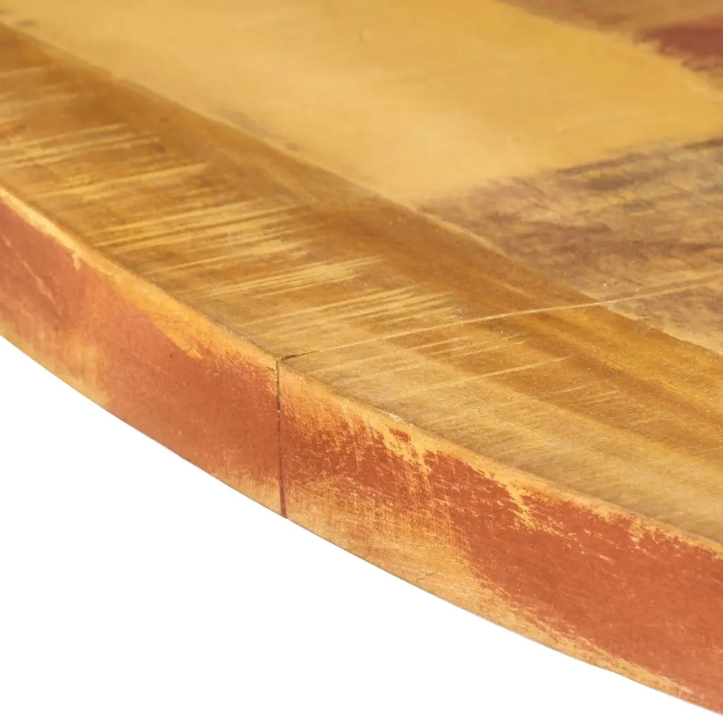 Tavolo da Pranzo Rotondo 175x75cm in Legno Massello di Recupero 321685