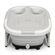 Pediluvio con idroterapia 42 x 40 x 24 cm telecomando massaggio con bolle atmosfera accogliente PP grigio 20_0021008