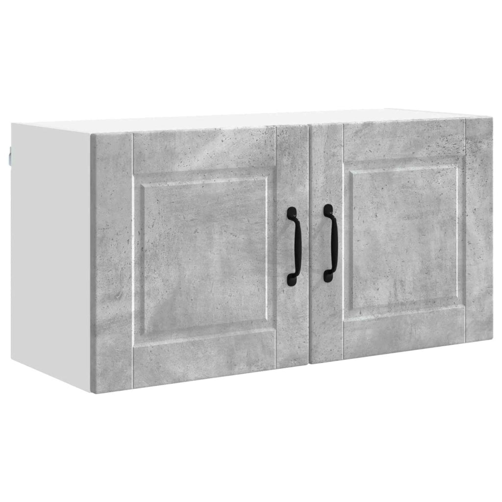 Pensile da cucina | Armadietto a muro PORTO Grigio cemento 80 x 31 x 40 cm
