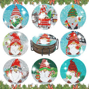 Impianti per Diamond Painting 8 pezzi, Impianti per Diamond Painting con Supporto, Impianti per Diamond Painting 5D per Coppe, Calici, Vasi e Cucina, Regalo di Natale