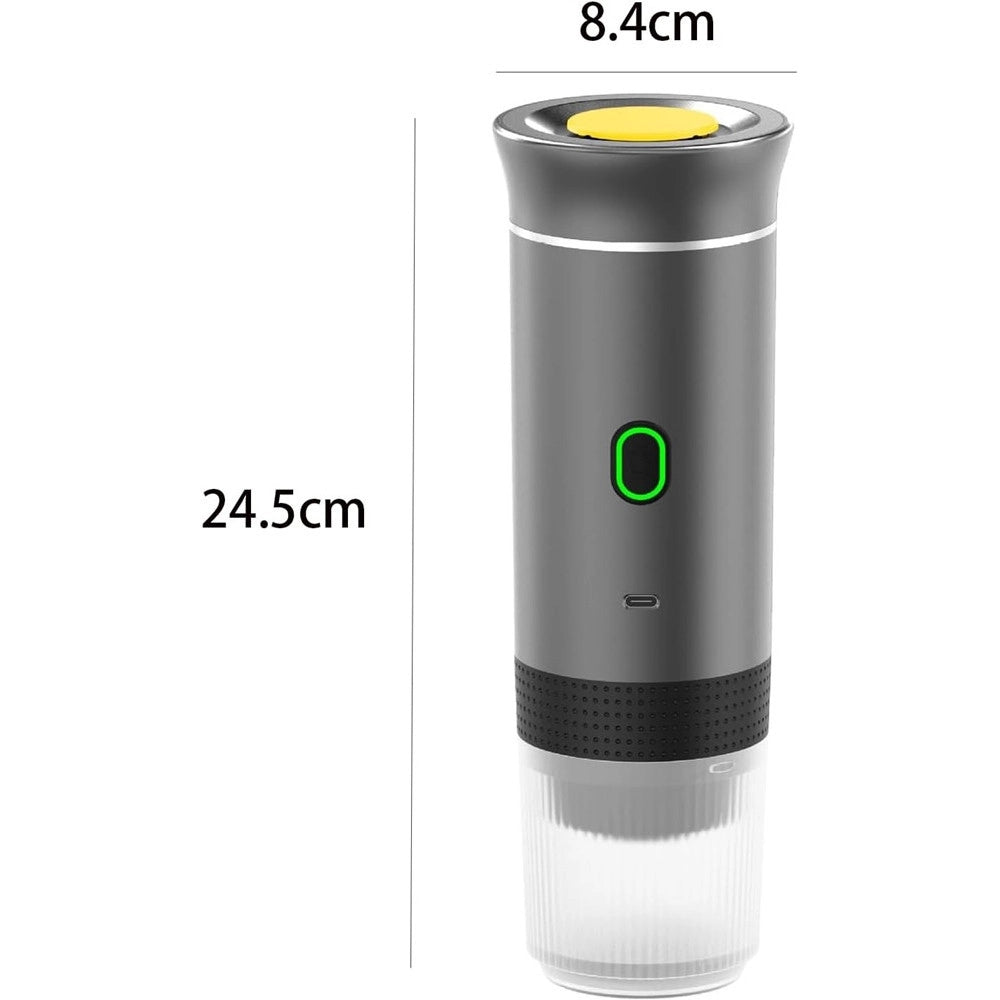 Trade Shop - Macchina Per Caffè Espresso Capsule Elettrica Portatile 3in1 Ricaricabile Ufficio Viaggi -