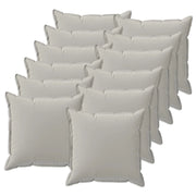 Federa 12 pcs HOUTEN Grigio 50 x 50 cm Poliestere 919212