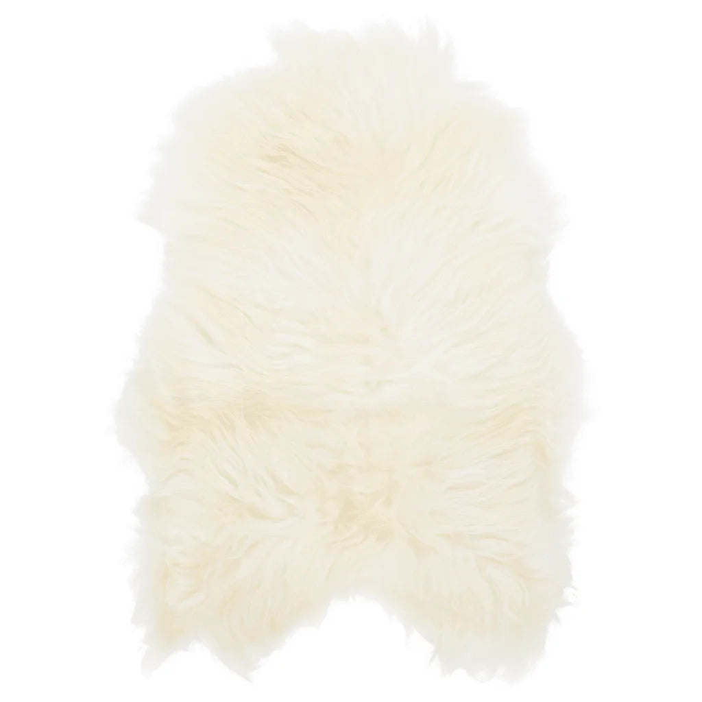 Fodera per Sedia in Pelle di Pecora Islandese Crema 70x110 cm CFW7697716