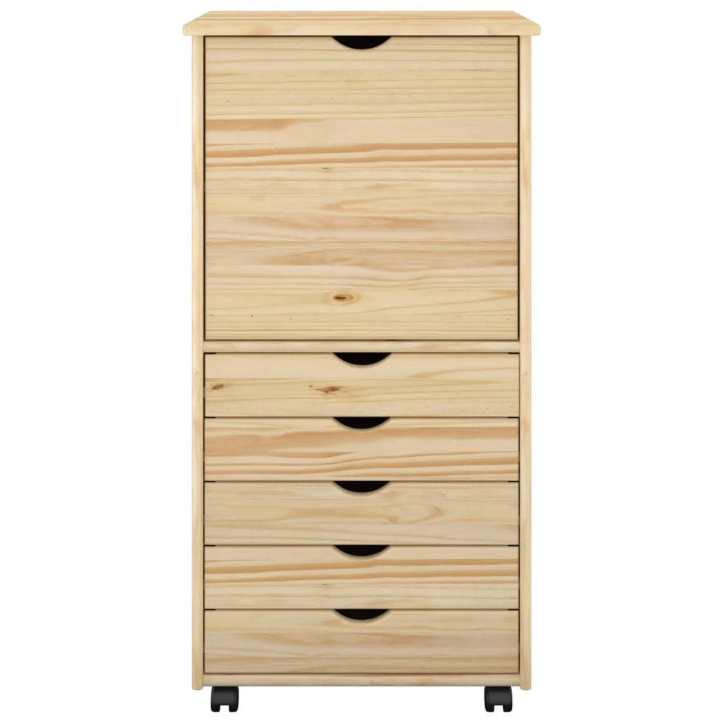 Mobile con Ruote con ruota Marrone 53 x 39 x 103 cm