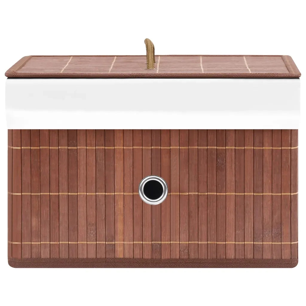 Scatole Portaoggetti 4 pz in BambÃ¹ Marroni cod mxl 39889