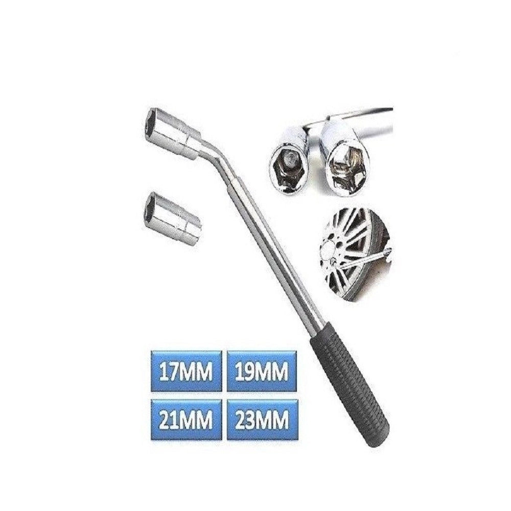 Trade Shop - Chiave Svita Bulloni Pneumatici Ruote Auto Smonta Ruote Svitabulloni Telescopica -
