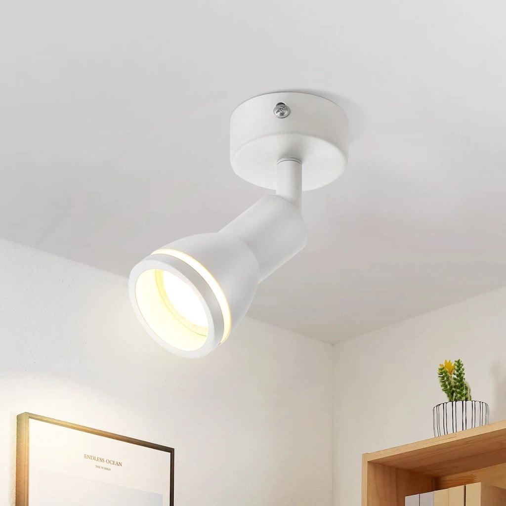 ZMH Faretto da soffitto moderni 1 fiamma GU10 metallo per portico cucina ufficio